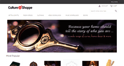 Desktop Screenshot of cultureshoppe.com