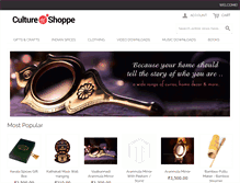 Tablet Screenshot of cultureshoppe.com
